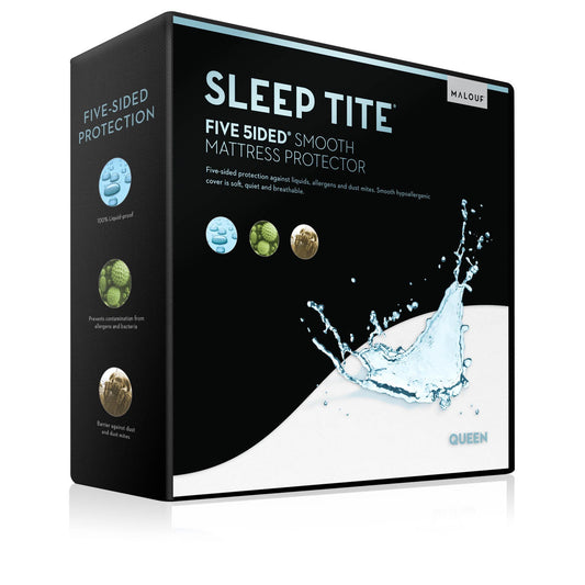 Sleep Tite 5 - Sided Smooth Mattress Protector - Jura Sleep