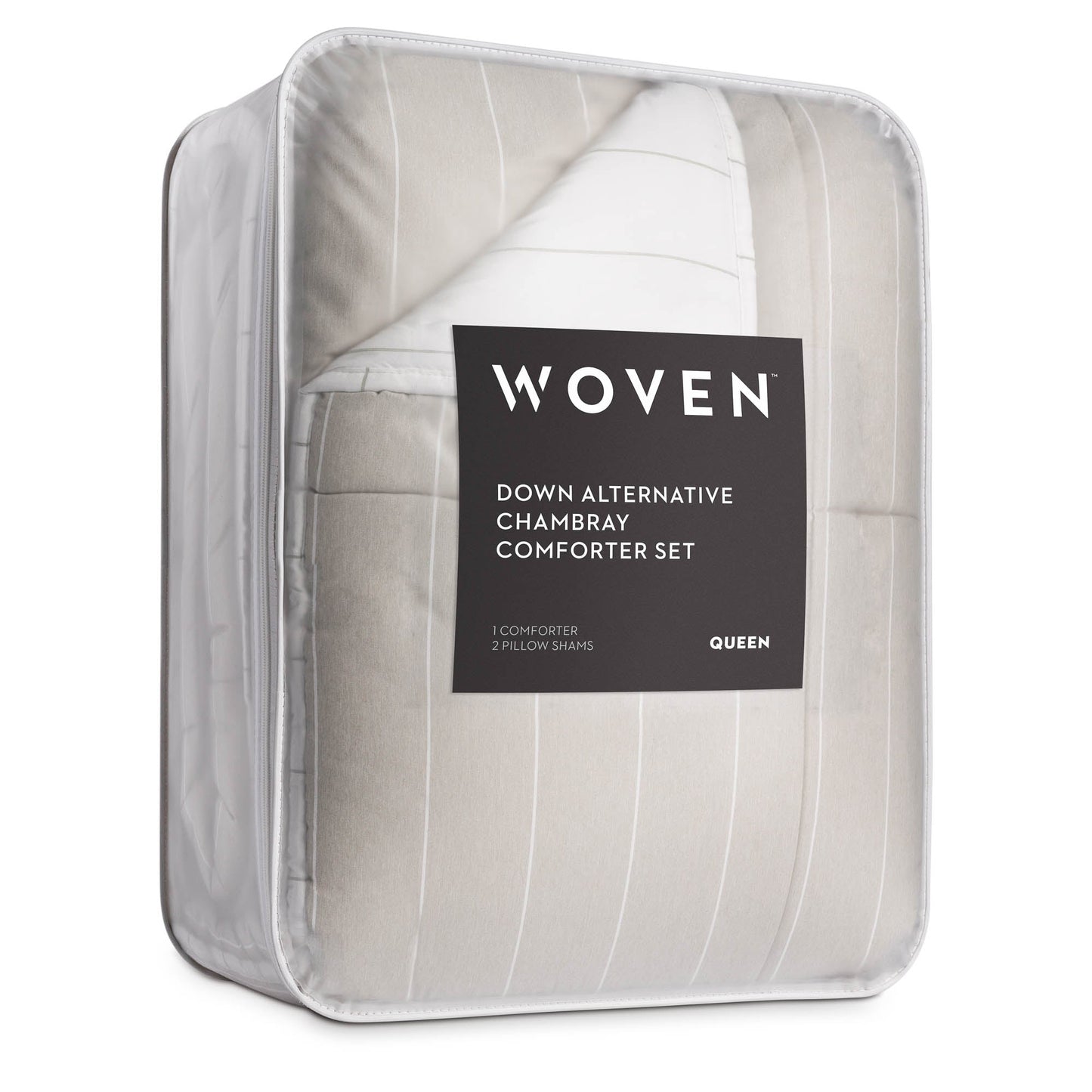 Woven Down Alternative Chambray Comforter Set - Jura Sleep