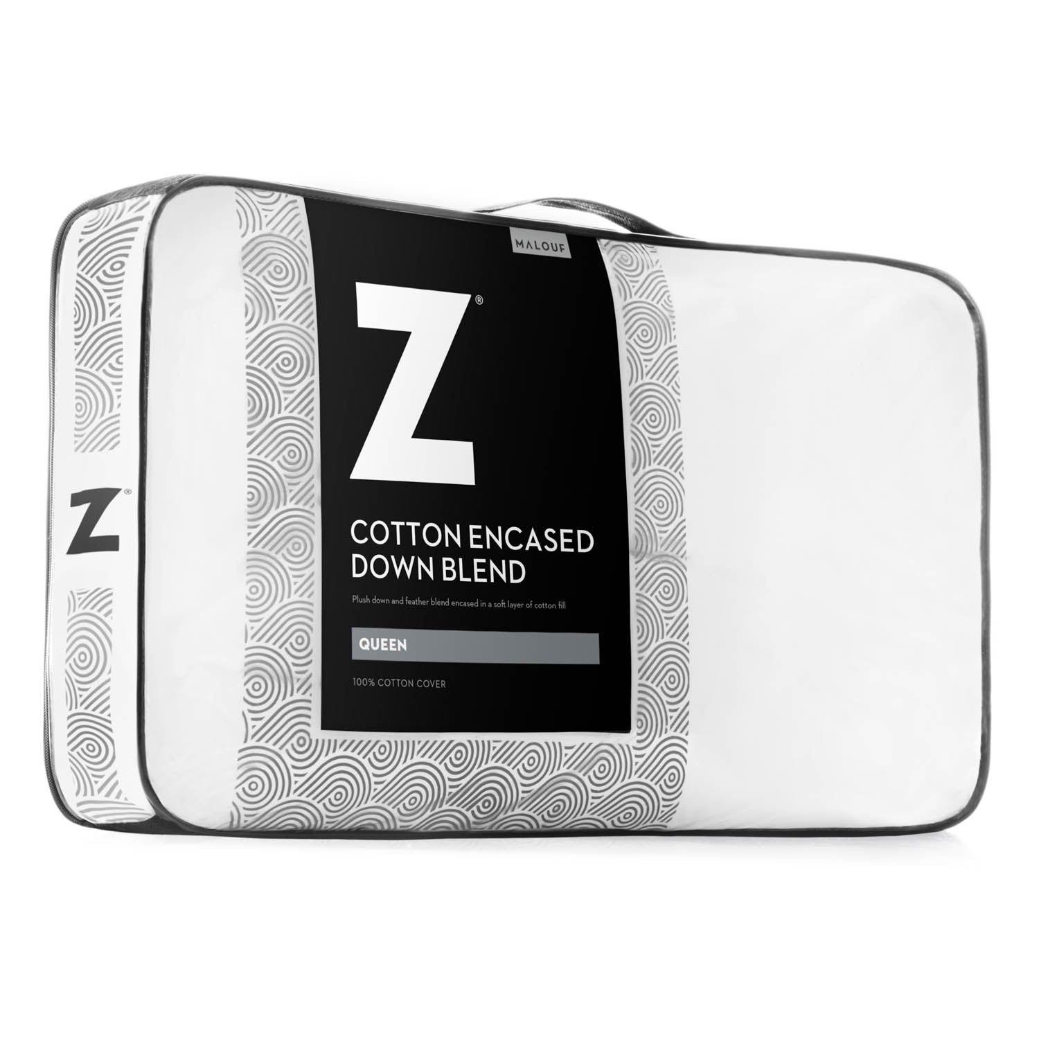 Z Cotton Encased Feather + Down Blend Pillow - Jura Sleep